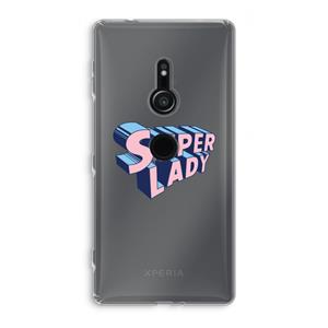 CaseCompany Superlady: Sony Xperia XZ2 Transparant Hoesje