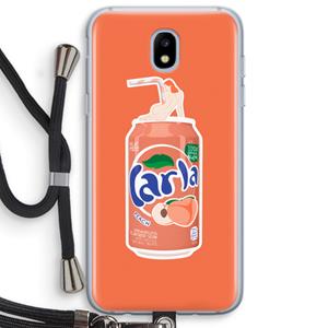 CaseCompany S(peach)less: Samsung Galaxy J5 (2017) Transparant Hoesje met koord