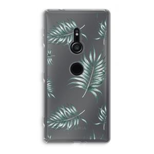 CaseCompany Simple leaves: Sony Xperia XZ2 Transparant Hoesje