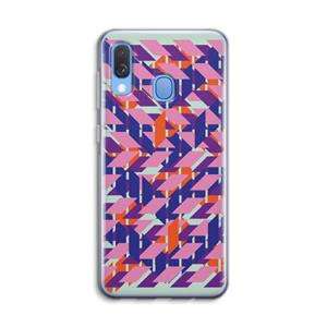 CaseCompany Skew Blush 3: Samsung Galaxy A40 Transparant Hoesje