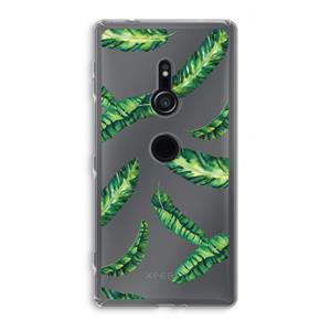 CaseCompany Lange bladeren: Sony Xperia XZ2 Transparant Hoesje