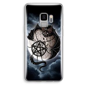 CaseCompany Volle maan: Samsung Galaxy S9 Transparant Hoesje