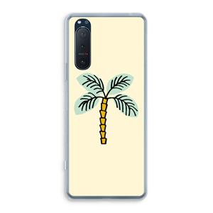CaseCompany Palmboom: Sony Xperia 5 II Transparant Hoesje