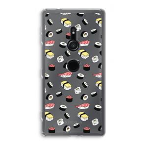 CaseCompany Sushi time: Sony Xperia XZ2 Transparant Hoesje