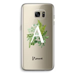 CaseCompany Green Brush: Samsung Galaxy S7 Edge Transparant Hoesje