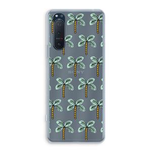 CaseCompany Paradise: Sony Xperia 5 II Transparant Hoesje