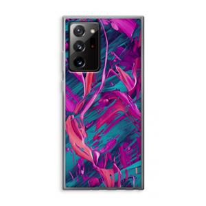 CaseCompany Pink Clouds: Samsung Galaxy Note 20 Ultra / Note 20 Ultra 5G Transparant Hoesje
