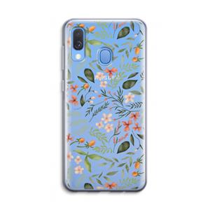 CaseCompany Sweet little flowers: Samsung Galaxy A40 Transparant Hoesje
