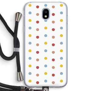 CaseCompany Bollen: Samsung Galaxy J5 (2017) Transparant Hoesje met koord