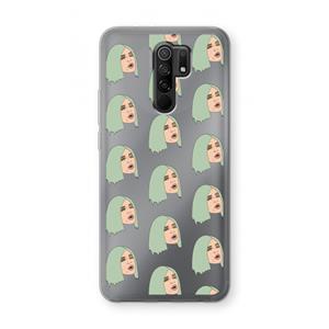 CaseCompany King Kylie: Xiaomi Redmi 9 Transparant Hoesje