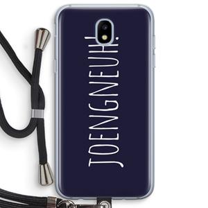 CaseCompany Joengneuh!: Samsung Galaxy J5 (2017) Transparant Hoesje met koord