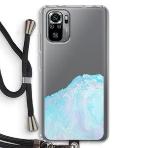 CaseCompany Fantasie pastel: Xiaomi Redmi Note 10S Transparant Hoesje met koord
