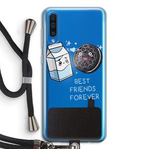 CaseCompany Best Friend Forever: Samsung Galaxy A50 Transparant Hoesje met koord