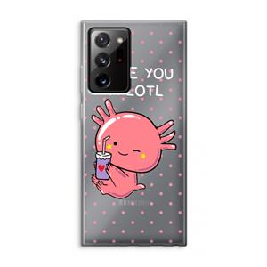CaseCompany Love You A Lotl: Samsung Galaxy Note 20 Ultra / Note 20 Ultra 5G Transparant Hoesje