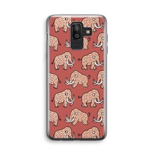 CaseCompany Mammoet: Samsung Galaxy J8 (2018) Transparant Hoesje