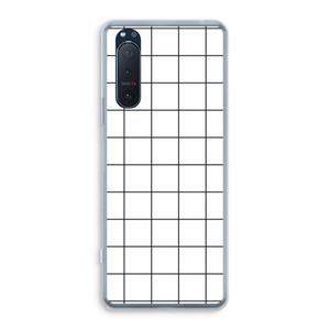 CaseCompany Rooster: Sony Xperia 5 II Transparant Hoesje