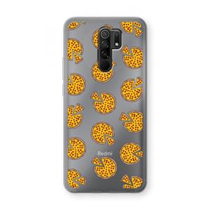 CaseCompany You Had Me At Pizza: Xiaomi Redmi 9 Transparant Hoesje