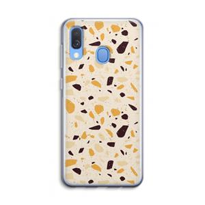 CaseCompany Terrazzo N°13: Samsung Galaxy A40 Transparant Hoesje