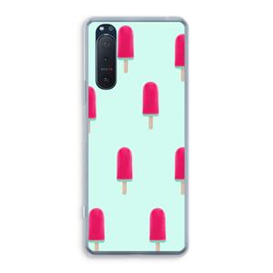 CaseCompany Waterijsje: Sony Xperia 5 II Transparant Hoesje