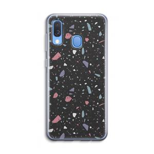 CaseCompany Terrazzo N°16: Samsung Galaxy A40 Transparant Hoesje
