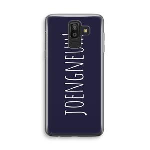 CaseCompany Joengneuh!: Samsung Galaxy J8 (2018) Transparant Hoesje