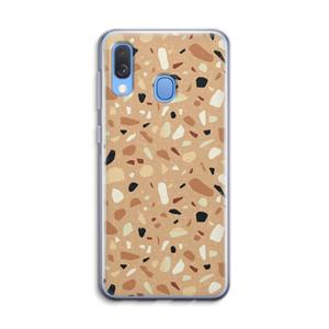 CaseCompany Terrazzo N°17: Samsung Galaxy A40 Transparant Hoesje