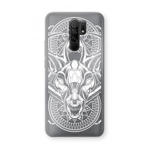 CaseCompany Oh Deer: Xiaomi Redmi 9 Transparant Hoesje