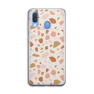 CaseCompany Terrazzo N°18: Samsung Galaxy A40 Transparant Hoesje