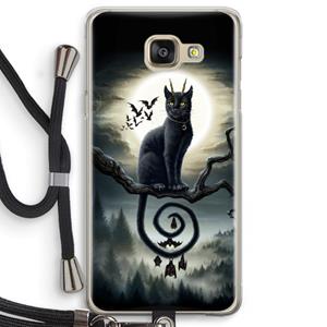 CaseCompany Moonlight Companions: Samsung Galaxy A5 (2016) Transparant Hoesje met koord