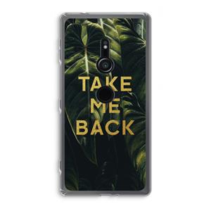 CaseCompany Take me back: Sony Xperia XZ2 Transparant Hoesje