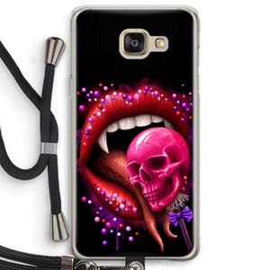 CaseCompany Dodelijk zoet: Samsung Galaxy A5 (2016) Transparant Hoesje met koord