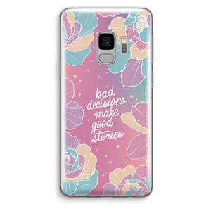 CaseCompany Good stories: Samsung Galaxy S9 Transparant Hoesje
