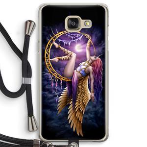 CaseCompany Aerial Angel: Samsung Galaxy A5 (2016) Transparant Hoesje met koord