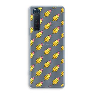 CaseCompany Waterijsjes: Sony Xperia 5 II Transparant Hoesje