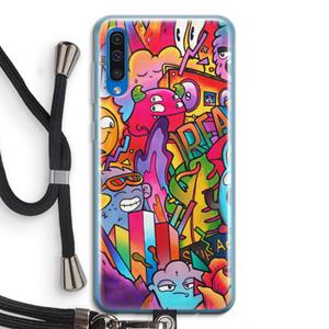 CaseCompany Dreams: Samsung Galaxy A50 Transparant Hoesje met koord
