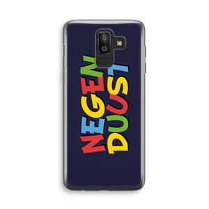 CaseCompany 90's One: Samsung Galaxy J8 (2018) Transparant Hoesje