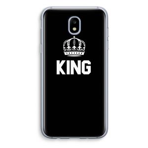 CaseCompany King zwart: Samsung Galaxy J5 (2017) Transparant Hoesje