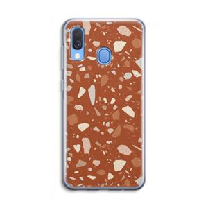 CaseCompany Terrazzo N°22: Samsung Galaxy A40 Transparant Hoesje