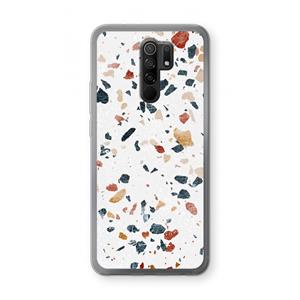 CaseCompany Terrazzo N°4: Xiaomi Redmi 9 Transparant Hoesje