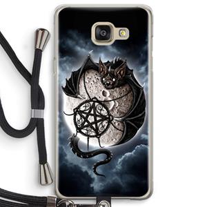 CaseCompany Volle maan: Samsung Galaxy A5 (2016) Transparant Hoesje met koord