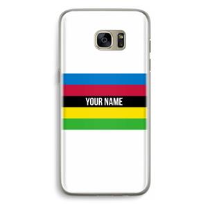 CaseCompany WK Wielrennen: Samsung Galaxy S7 Edge Transparant Hoesje