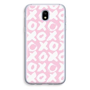 CaseCompany XOXO: Samsung Galaxy J5 (2017) Transparant Hoesje