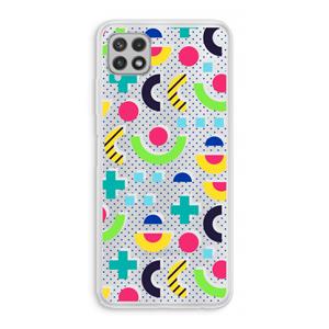 CaseCompany 8-bit N°1: Samsung Galaxy A22 4G Transparant Hoesje