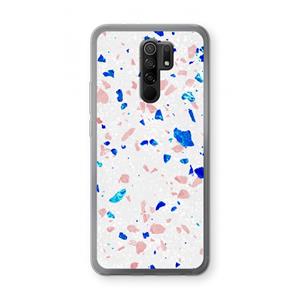 CaseCompany Terrazzo N°6: Xiaomi Redmi 9 Transparant Hoesje