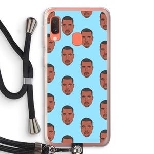 CaseCompany Kanye Call Me℃: Samsung Galaxy A20e Transparant Hoesje met koord
