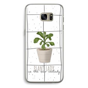 CaseCompany Kamerplant op vensterruit: Samsung Galaxy S7 Edge Transparant Hoesje