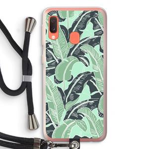 CaseCompany This Sh*t Is Bananas: Samsung Galaxy A20e Transparant Hoesje met koord