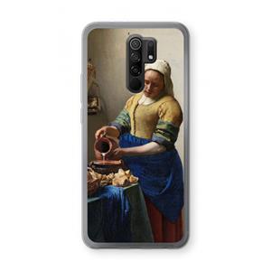 CaseCompany The Milkmaid: Xiaomi Redmi 9 Transparant Hoesje