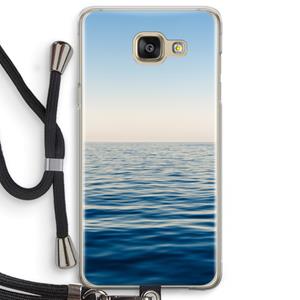 CaseCompany Water horizon: Samsung Galaxy A5 (2016) Transparant Hoesje met koord