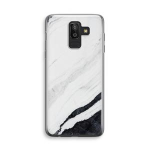 CaseCompany Elegante marmer: Samsung Galaxy J8 (2018) Transparant Hoesje